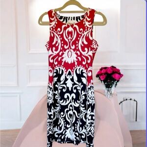 Stretchy Petite PP Dress from Macy's Red White & Blue 2-tone